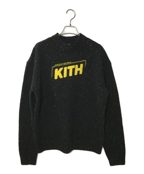 KITH（キス）KITH (キス) STAR WARS (スターウォーズ) Galaxy Crewneck Sweater ブラック サイズ:Sの古着・服飾アイテム