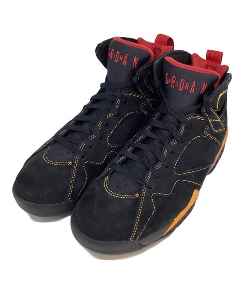 NIKE（ナイキ）NIKE (ナイキ) AIR JORDAN 7 RETRO BLACK/CITRUS-VARSITY サイズ:27 未使用品の古着・服飾アイテム