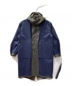 Karrimor aspireカリマーアスパイヤ）の古着「BONDING TAFFETA PRESENT COAT」｜カーキ×ネイビー