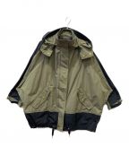 WOOLRICHウールリッチ）の古着「W's BEAVER ANORAK」｜オリーブ×ブラック