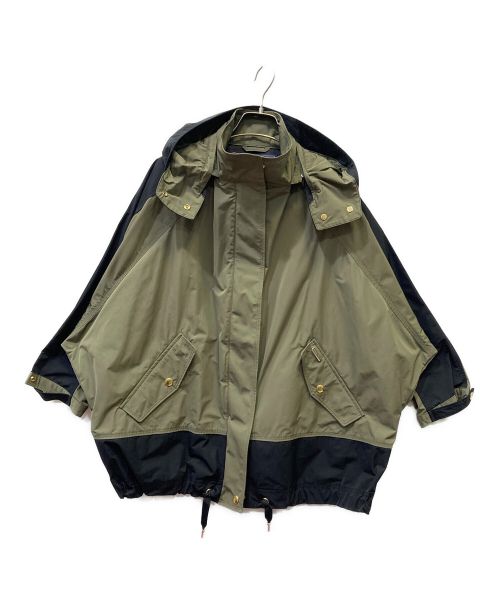 WOOLRICH（ウールリッチ）WOOLRICH (ウールリッチ) W's BEAVER ANORAK オリーブ×ブラック サイズ:XSの古着・服飾アイテム