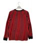 SUPREME (シュプリーム) 縦stripe L/S TEE レッド×ブラック サイズ:SIZE M：6000円