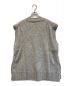 LE CIEL BLEU (ルシェルブルー) Nep Yarn Knit Vest グレー サイズ:36：4800円