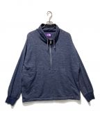 THE NORTHFACE PURPLELABELザ・ノースフェイス パープルレーベル）の古着「Half-zip Sweat Anorak」｜ネイビー