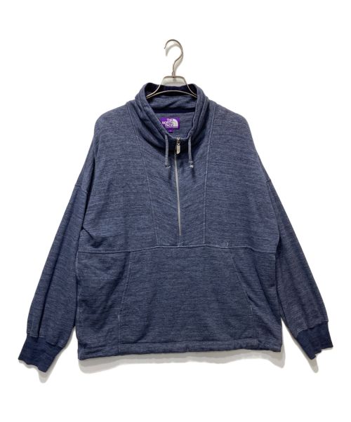 THE NORTHFACE PURPLELABEL（ザ・ノースフェイス パープルレーベル）THE NORTHFACE PURPLELABEL (ザ・ノースフェイス パープルレーベル) Half-zip Sweat Anorak ネイビー サイズ:Lの古着・服飾アイテム