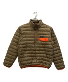 Patagonia（パタゴニア）の古着「Down-SnapT Pullover」｜カーキ