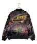 SUPREME (シュプリーム) MITCHELL & NESS (ミッチェルアンドネス) STADIUM Satin VARSITY Jacket ブラック サイズ:XL：29800円