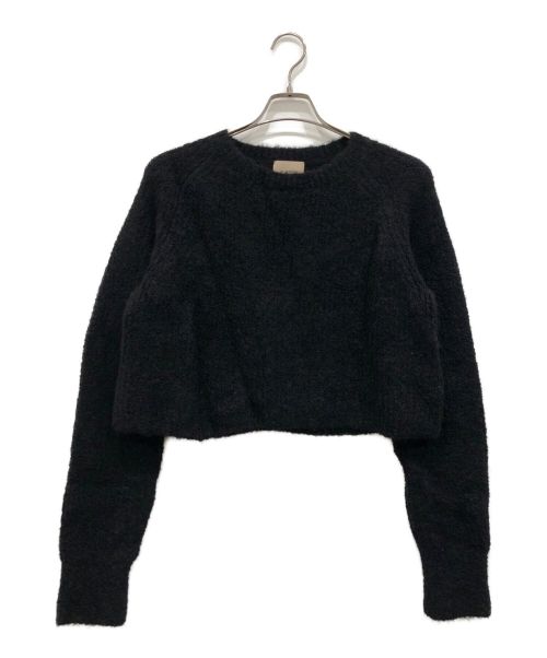 THE SHISHIKUI（ザ シシクイ）THE SHISHIKUI (ザ シシクイ) ALPACA 65 KNIT ブラック サイズ:Freeの古着・服飾アイテム