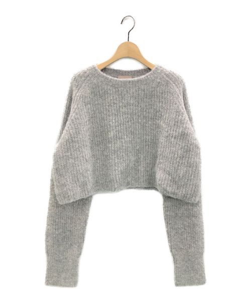 THE SHISHIKUI（ザ シシクイ）THE SHISHIKUI (ザ シシクイ) ALPACA 65 KNIT グレー サイズ:Freeの古着・服飾アイテム