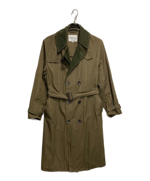 Barbour（バブアー）Barbour (バブアー) BEAMS F (ビームスエフ) 別注WHITLEY ピーチスキン トレンチコート カーキ サイズ:36の古着・服飾アイテム