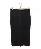 theoryセオリー）の古着「Double Knit LT N PO Slip Skirt」｜ブラック