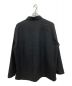 ATON (エイトン) WOOL SAXONY OVERSIZED シャツ ブラック サイズ:4：14800円