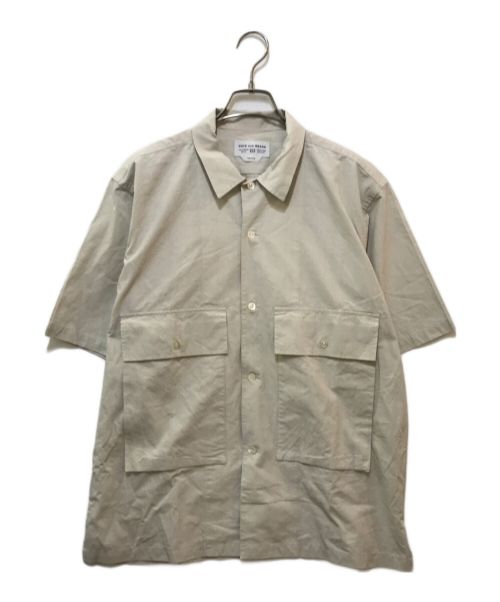 ENDS and MEANS（エンズアンド ミーンズ）ENDS AND MEANS (エンズアンド ミーンズ) Corfu Shirts S/S グレー サイズ:MEDIUMの古着・服飾アイテム