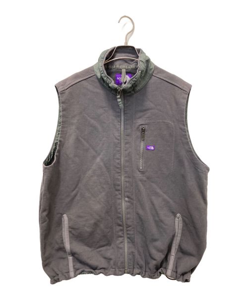 THE NORTHFACE PURPLELABEL（ザ・ノースフェイス パープルレーベル）THE NORTHFACE PURPLELABEL (ザ・ノースフェイス パープルレーベル) High Bulky French Terry Field Vest グレー サイズ:Mの古着・服飾アイテム