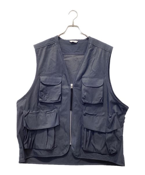 kontor（コントール）kontor (コントール) 4PKT UTILITY VEST グレー サイズ:3の古着・服飾アイテム