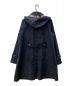 BURBERRY BLUE LABEL (バーバリーブルーレーベル) ステンカラーコート E1A32-102-29  黄ノバチェック柄 ネイビー サイズ:38：6000円