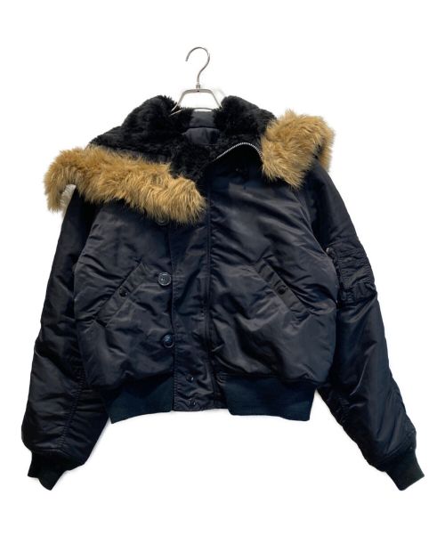 ALPHA（アルファ）ALPHA (アルファ) N-2Bジャケット ブラック サイズ:Lの古着・服飾アイテム