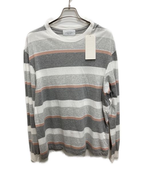 UNUSED（アンユーズド）UNUSED (アンユーズド) Border Long Sleeve T-shirt/ボーダーロングスリーブTシャツ マルチカラー サイズ:3の古着・服飾アイテム