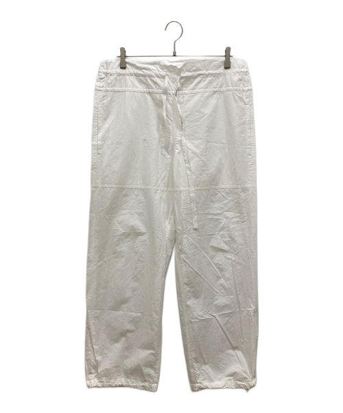 ESLOW（エスロー）ESLOW (エスロー) DRAWSTRING PANTS　ドローストリングパンツ ホワイト サイズ:2の古着・服飾アイテム