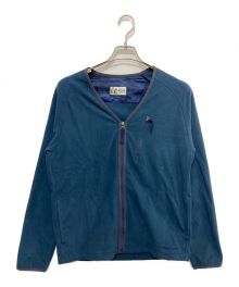 MARMOT（マーモット）の古着「Velour Fleece Cardigan」｜ブルー