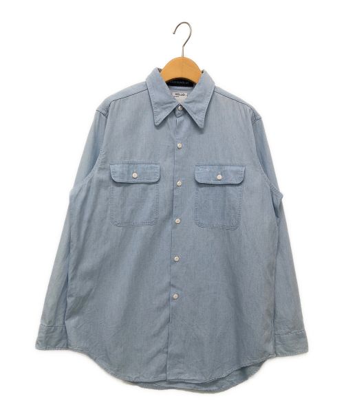 MADISON BLUE（マディソンブルー）MADISON BLUE (マディソンブルー) HAMPTON CHAMBRAY SHIRT ライトブルー サイズ:01(S)の古着・服飾アイテム