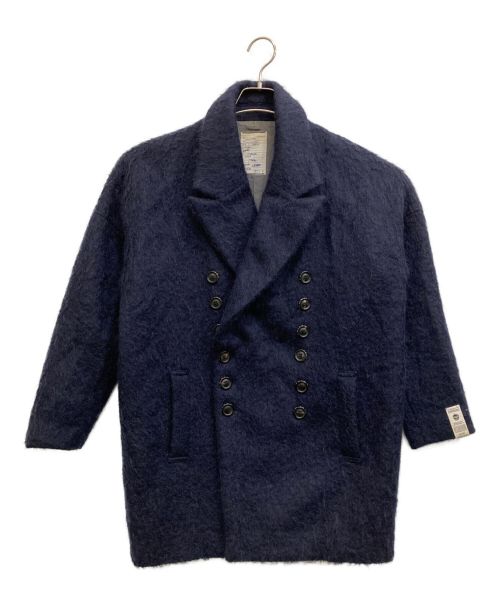 SHAREEF（シャリーフ）SHAREEF (シャリーフ) MOHAIR TWEED COCOON COAT ネイビー サイズ:1の古着・服飾アイテム