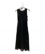 Ameriアメリ）の古着「MEDI 2WAY ATTRACT LAYERED SHEER DRESS」｜ブラック