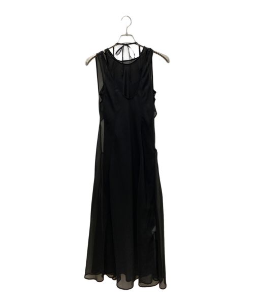 Ameri（アメリ）Ameri (アメリ) MEDI 2WAY ATTRACT LAYERED SHEER DRESS ブラック サイズ:Sの古着・服飾アイテム