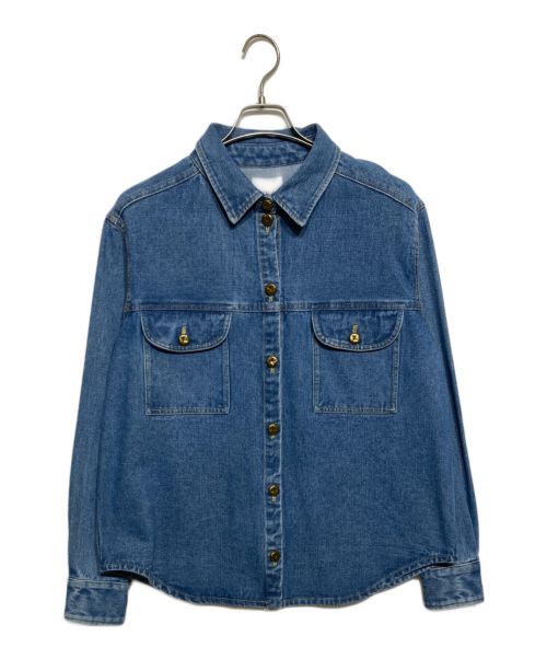 Estella.K（エステラケー）Estella.K (エステラケー) Kate Denim Long Sleeve Shirt インディゴ サイズ:FREE 未使用品の古着・服飾アイテム