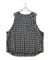 Porter Classic（ポータークラシック）の古着「PALAKA V-NECK VEST」｜ブラック×ホワイト