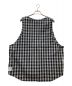 Porter Classic (ポータークラシック) PALAKA V-NECK VEST ブラック×ホワイト サイズ:1：12000円