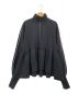 HeRIN.CYE（ヘリンドットサイ）の古着「Feels flared zip tops」｜ブラック