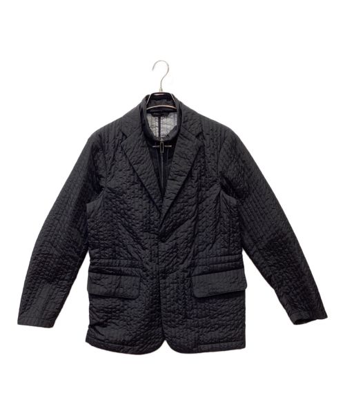 EMPORIO ARMANI（エンポリオアルマーニ）EMPORIO ARMANI (エンポリオアルマーニ) QUILTING RECYCLING NYLON BLAZER ブラック サイズ:48の古着・服飾アイテム