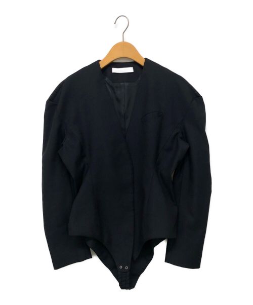 YOHEI OHNO（ヨウヘイオオノ）YOHEI OHNO (ヨウヘイオオノ) “Danray” Jacket ブラック サイズ:36の古着・服飾アイテム