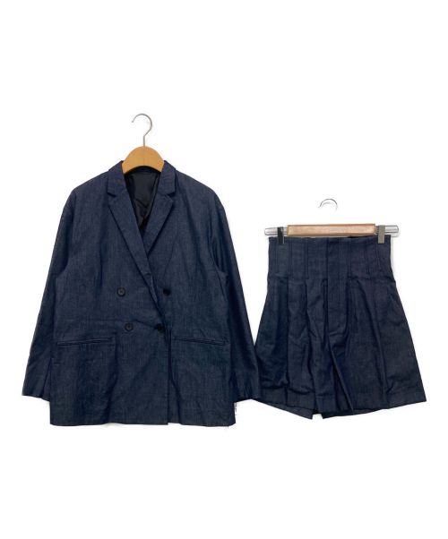 ELENDEEK（エレンディーク）ELENDEEK (エレンディーク) SEMI-DOUBLE TAILORED JK / WAIST CONSCIOUS SP インディゴ サイズ:1の古着・服飾アイテム