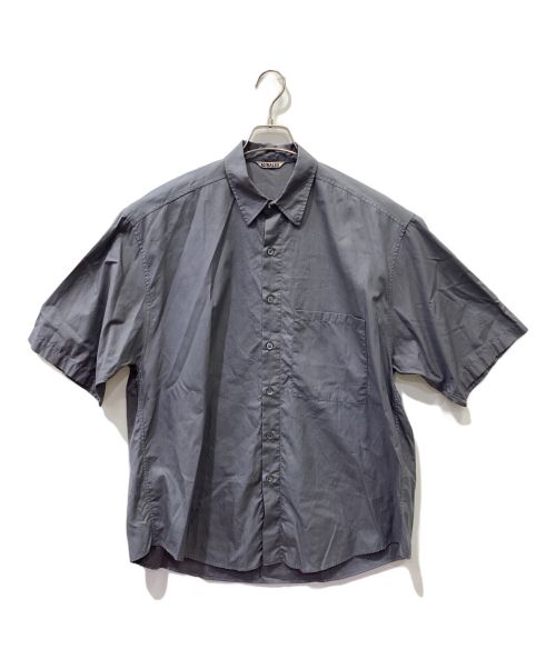 AURALEE（オーラリー）AURALEE (オーラリー) IG HALF SLEEVED SHIRTS グレー サイズ:5の古着・服飾アイテム