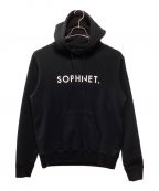 SOPHNET.ソフネット）の古着「LOGO PULLOVER SWEAT HOODIE」｜ブラック