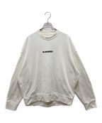 JIL SANDER+ジルサンダープラス）の古着「Printed Logo Sweat Crewneck」｜ホワイト