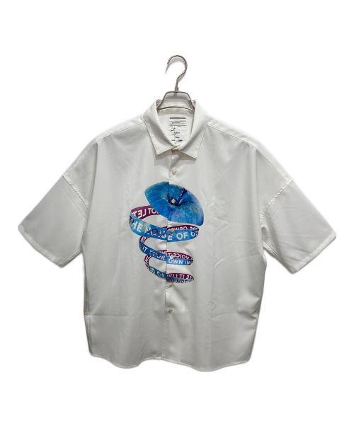 SHAREEF（シャリーフ）SHAREEF (シャリーフ) APPLE PEEL S/S SHIRTS ホワイト サイズ:1の古着・服飾アイテム