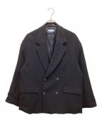 MAISON SPECIALメゾンスペシャル）の古着「Tweed Prime-Over Double Tailored Jacket」｜ブラック