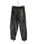 ALEXANDER WANG (アレキサンダーワン) Baggy Leather Joggers ブラック サイズ:S：35800円