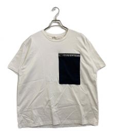 soe ready to wear（ソーイレディトゥウェア）の古着「レタージップTシャツ」｜ホワイト