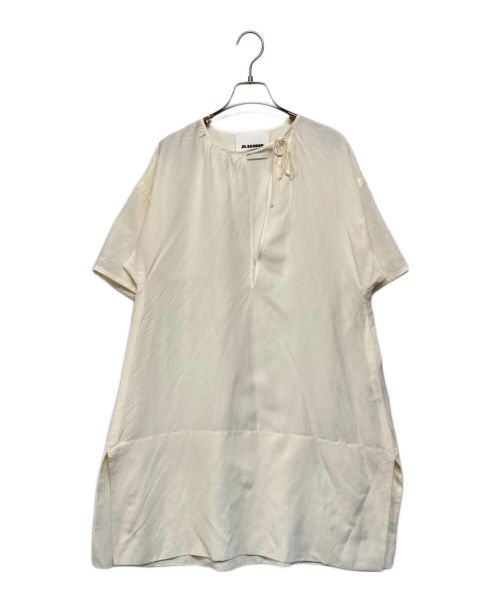 JIL SANDER（ジルサンダー）JIL SANDER (ジルサンダー) SSL LONG BLOUSE アイボリー サイズ:SIZE 34の古着・服飾アイテム