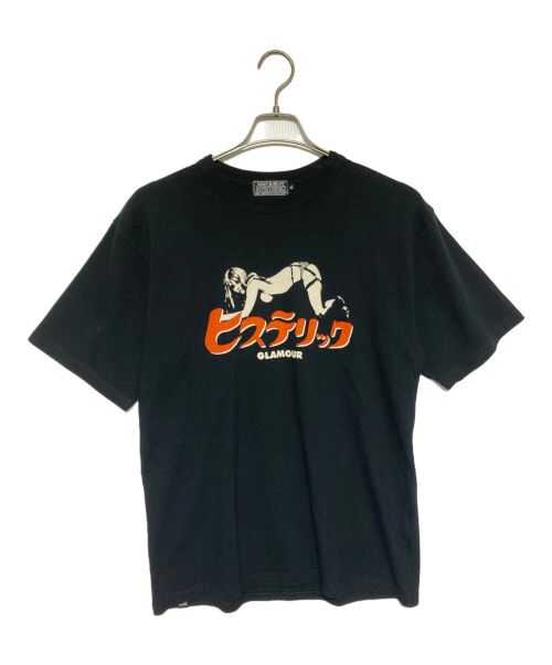 Hysteric Glamour（ヒステリックグラマー）Hysteric Glamour (ヒステリックグラマー) コミックガールTシャツ ブラック サイズ:Mの古着・服飾アイテム