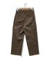 YAECA (ヤエカ) CORDUROY PANTS CREASED ブラウン サイズ:28：2980円