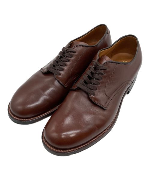 Alden（オールデン）Alden (オールデン) Military Plain Toe Ox./プレーントゥシューズ ブラウン サイズ:5　1/2の古着・服飾アイテム