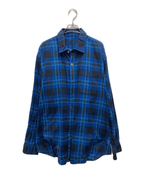 SSZ（エスエスズィー）SSZ (エスエスズィー) NEIL SHIRT ブルー サイズ:Mの古着・服飾アイテム