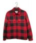 WOOLRICH（ウールリッチ）の古着「ALASKAN WL CHK OS」｜レッド×ブラック