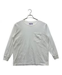 THE NORTHFACE PURPLELABEL（ザ・ノースフェイス パープルレーベル）の古着「7oz Long Sleeve Pocket Tee」｜ホワイト