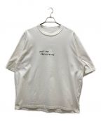 CAMIEL FORTGENSカミエルフォートヘンス）の古着「tee with print」｜ホワイト